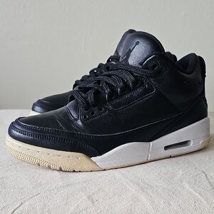 Jordan Black and White Athletic Shoes